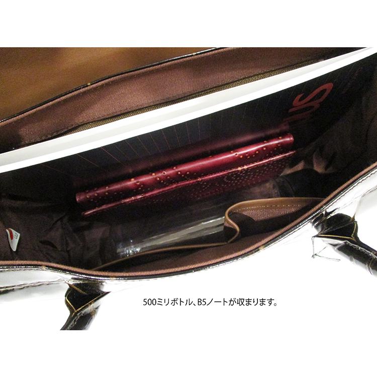 リリー LILY リアルマインド プリマボルサ 牛革 ラージクロコ型押し 