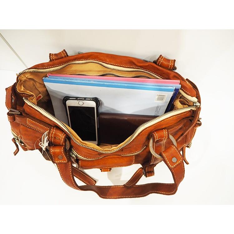 リリー　REAL MIND 馬革　バック　キャメル リリー LILY リアルマインド REAL MIND フォロ 馬革 製品染め ユーズド