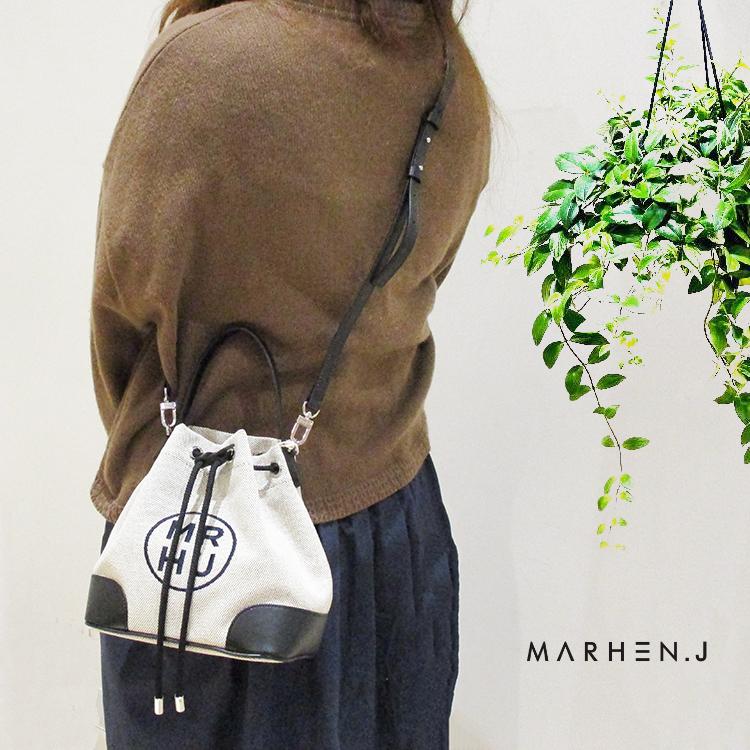 MARHEN J マルヘンジェイ NOAH ノア 綿 帆布 合成皮革 アップルレザー