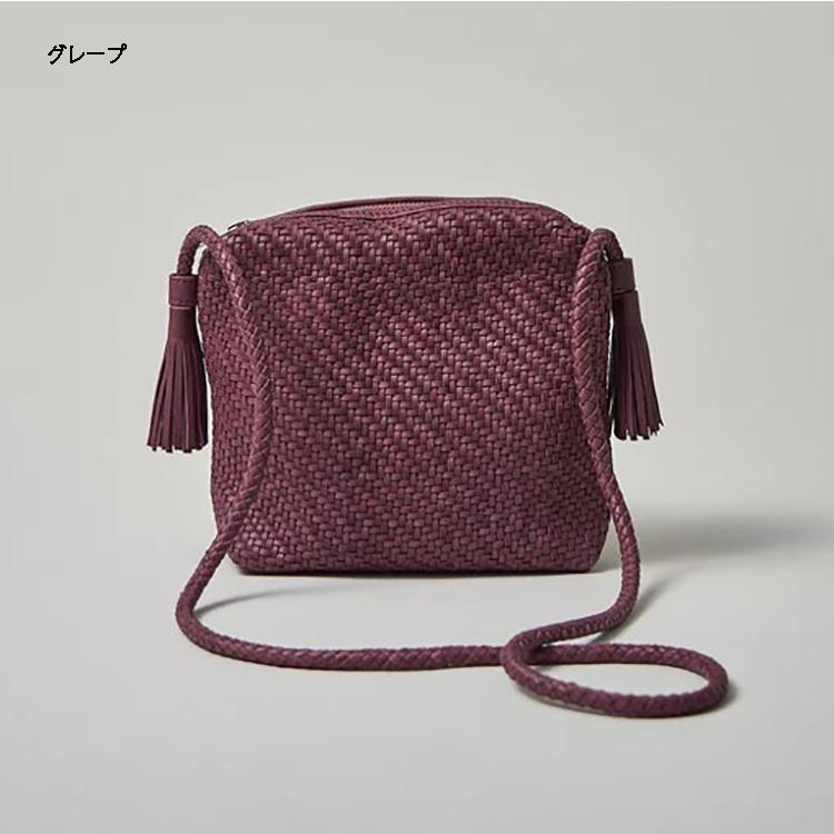 REN レン 本革 羊革 シープ メッシュ タッセル ミニ ショルダー REN レン 本革 羊革 シープ メッシュ タッセル ミニ ショルダー