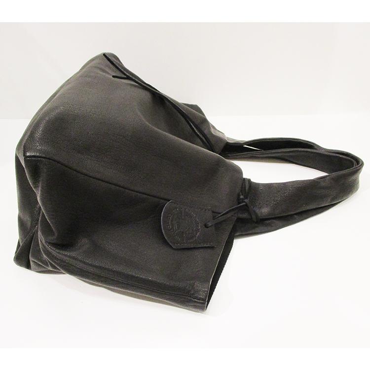 新品タグ付き＊REN ゴートレザーダックストートL＊ブラック