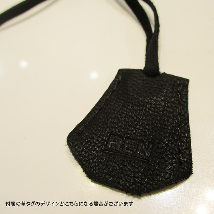 REN（レン） 本革 山羊革 B5サイズ収納可能 レザー ゴートメッシュ