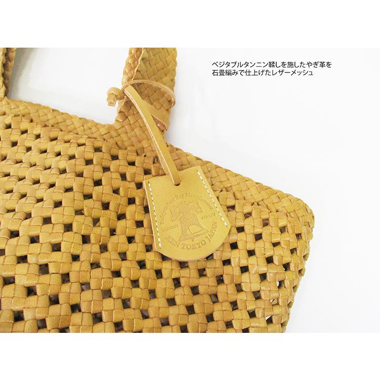 REN（レン） 本革 山羊革 B5サイズ収納可能 レザー ゴートメッシュ