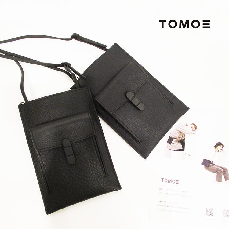 TOMOE トモエ バッグ 本革 牛革 シュリンクレザー マルチサコッシュ 