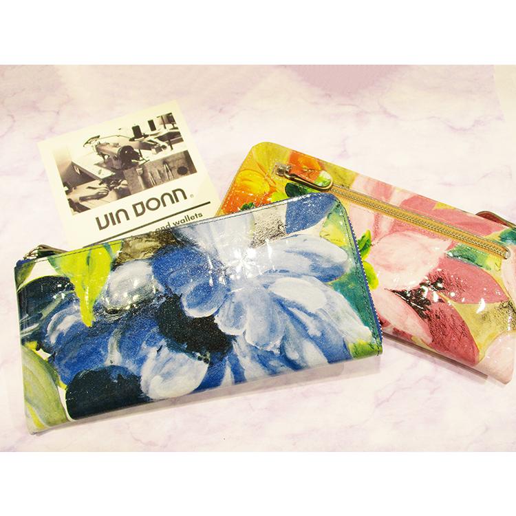 VIADOAN（ヴィアドアン） ヴィア ドアン エナメル レザー 財布 牛革 本