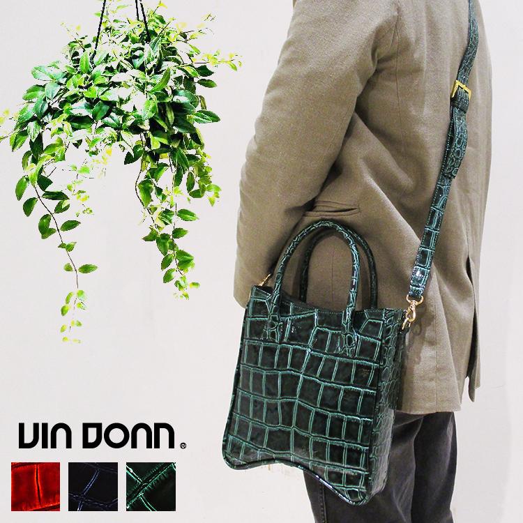 牛革　ラックスクロコ　ショルダーバッグ VIADOAN（ヴィアドアン） ヴィア ドアン レザー 牛革 本革 LUX CROCO