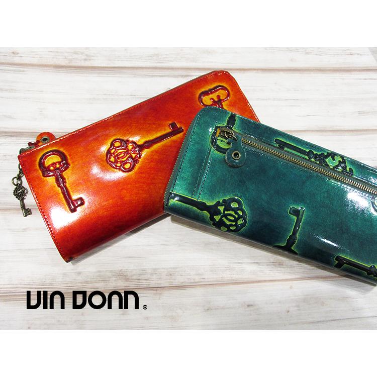 VIADOAN VIA DOAN ヴィア ドアン エナメル イタリアンレザー 財布 牛革 