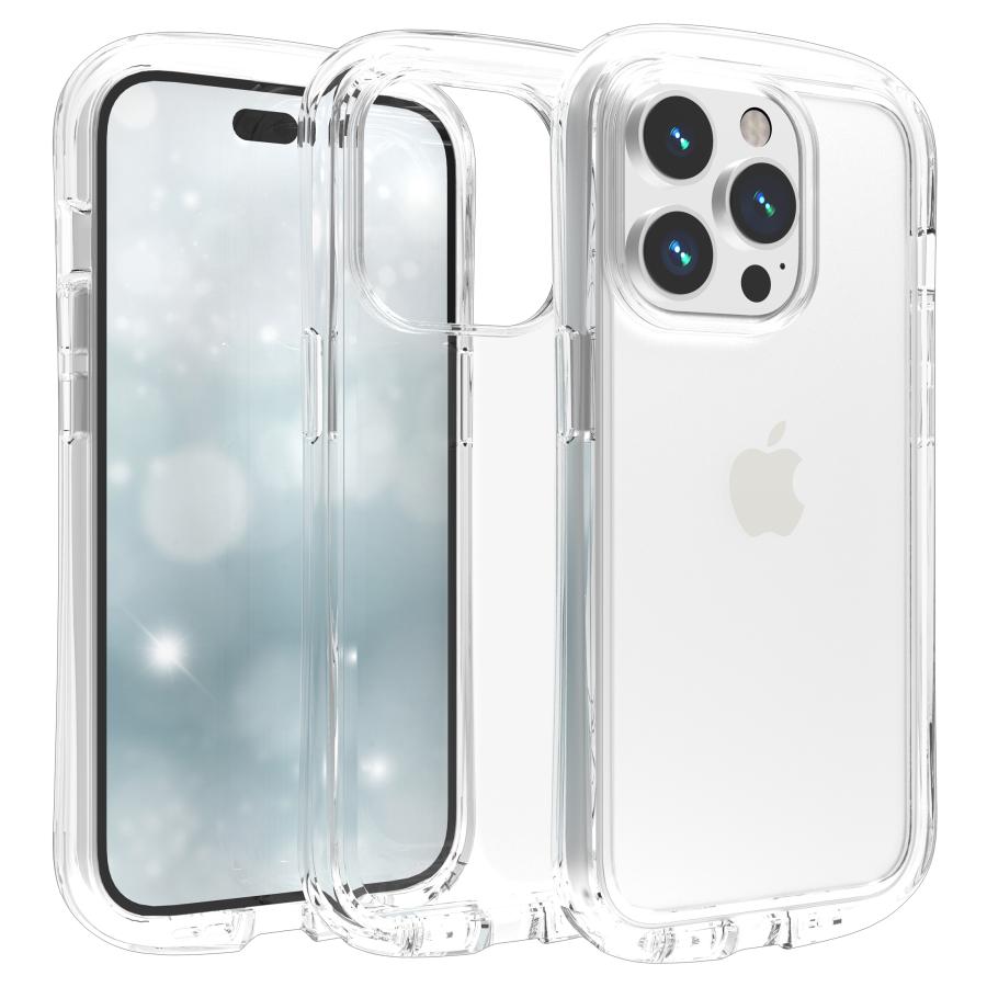 iPhone ケース iPhone 14 Pro かわいい おしゃれ 背面クリア 耐衝撃 衝撃吸収 ラウンドケース ajouter アジュテ｜trinitypremiumstore｜03