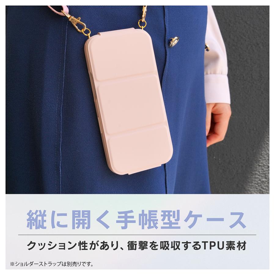 Simplism amulet iPhone 16 Vertical Flip ストラップリング付き 縦開き背面クリアフリップケース | simplism（スマホ） | 02