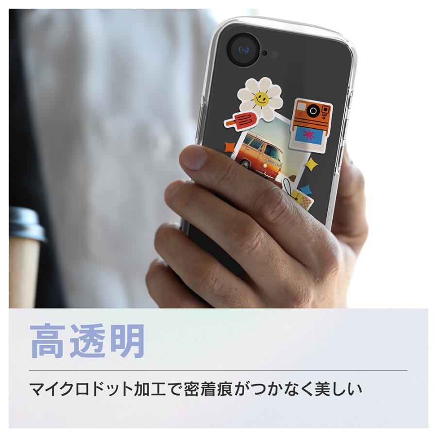 simplism シンプリズム iPhone 17e / iPhone 16e [LIGHT SHIELD Solid MyFav] 超精密設計 衝撃吸収 推し活クリアハイブリッドケース | simplism（スマホ） | 03