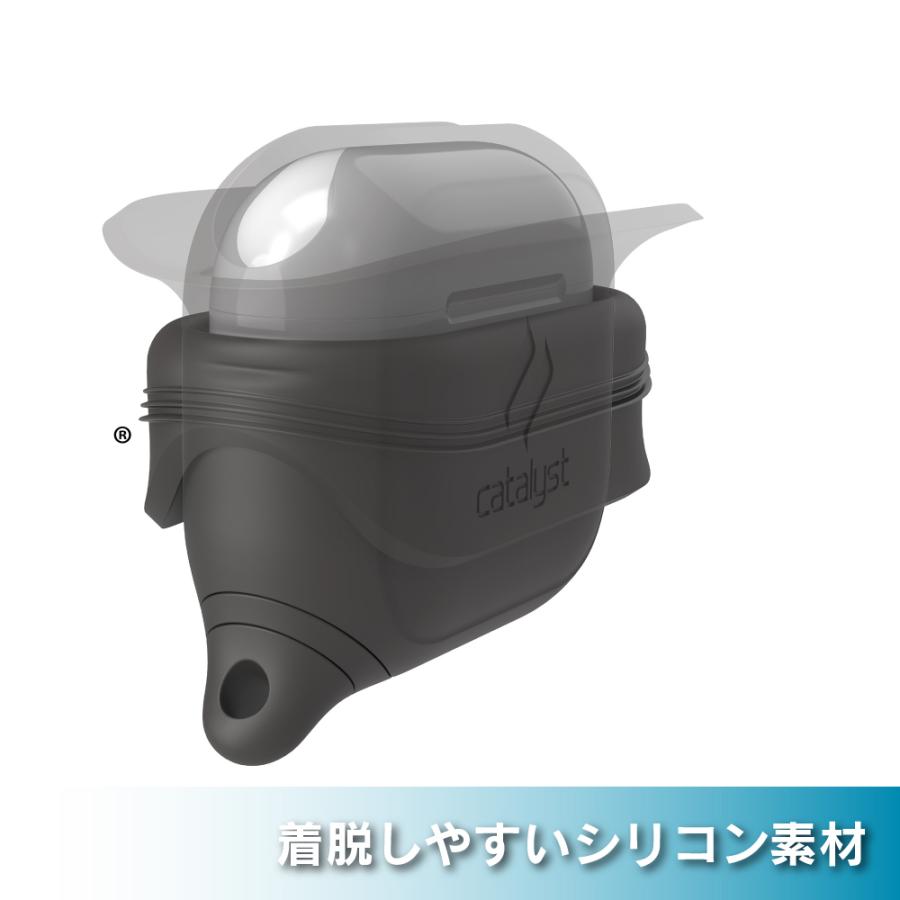 Catalyst カタリスト スペースグレー  AirPods  第3世代 用 衝撃吸収ケース｜trinitypremiumstore｜04