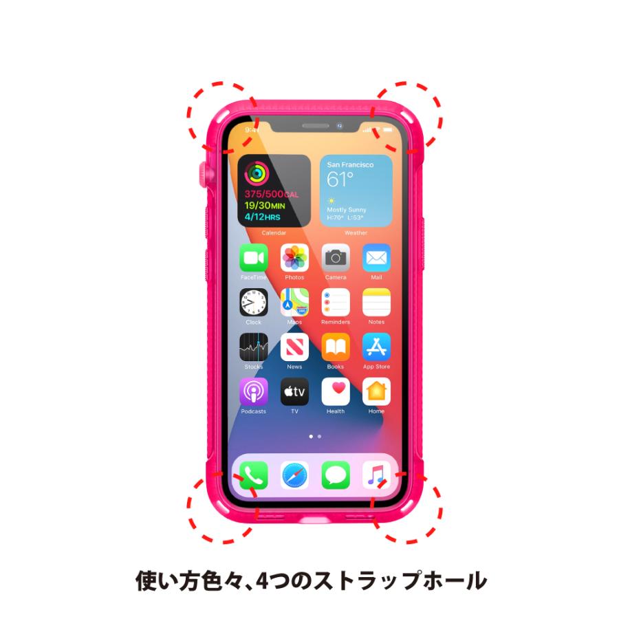Catalyst カタリスト iPhone 12 mini 2020 衝撃吸収ケース Vibeシリーズ ネオンピンクCT-IPVCIP20S-PK｜trinitypremiumstore｜07