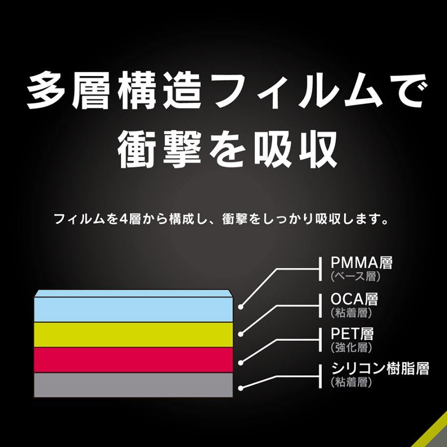 Simplism シンプリズム iPhone 14  iPhone 13  13 Pro 超衝撃吸収&ブルーライト低減 画面保護フィルム 光沢 iphone14 スマホフィルム｜trinitypremiumstore｜05