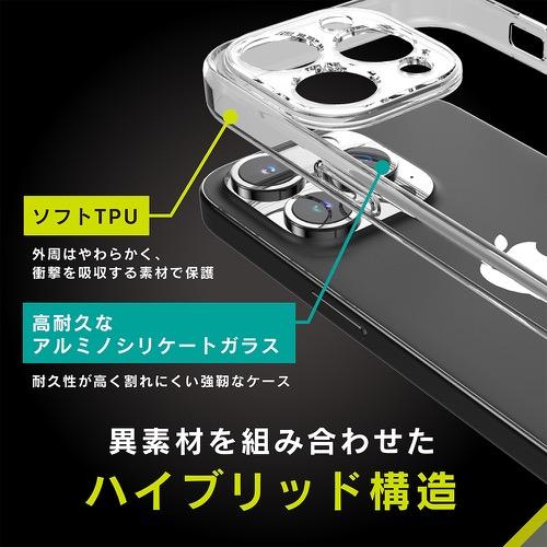 simplism シンプリズム iPhone 15 Pro GLASSICA Solid 超精密設計 背面 