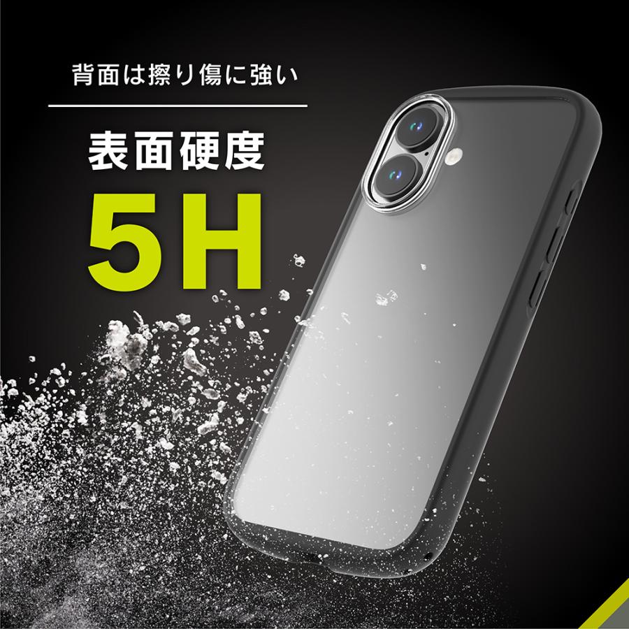 Simplism iPhone 16 LIGHT SHIELD 衝撃吸収 ハイブリッドクリアケース | simplism（スマホ） | 03