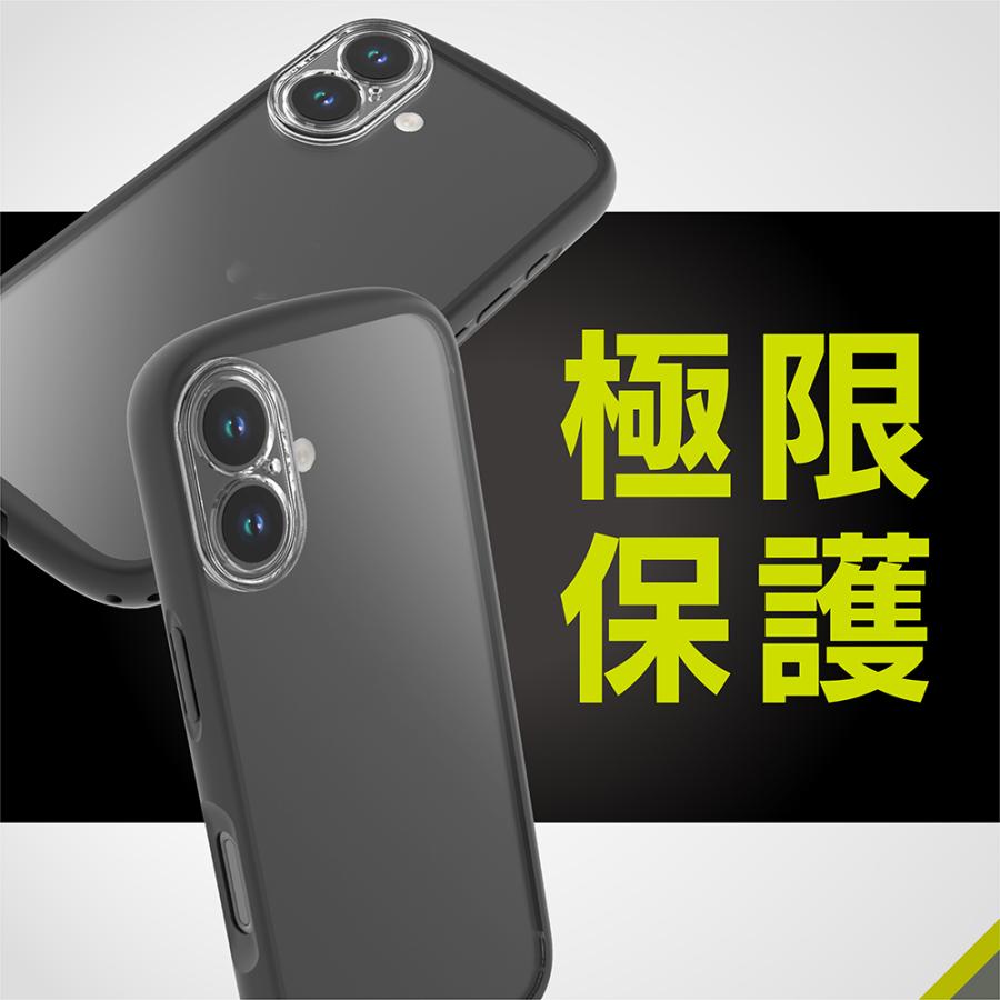 Simplism iPhone 16 LIGHT SHIELD Solid 超精密設計 衝撃吸収 ハイブリッドクリアケース | simplism（スマホ） | 05