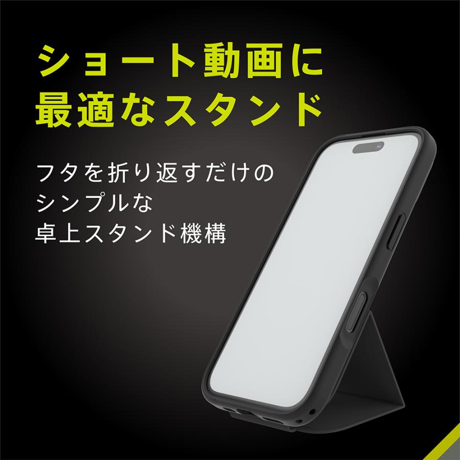 Simplism iPhone 16 Vertical Flip 縦開き背面クリアフリップケース | simplism（スマホ） | 04