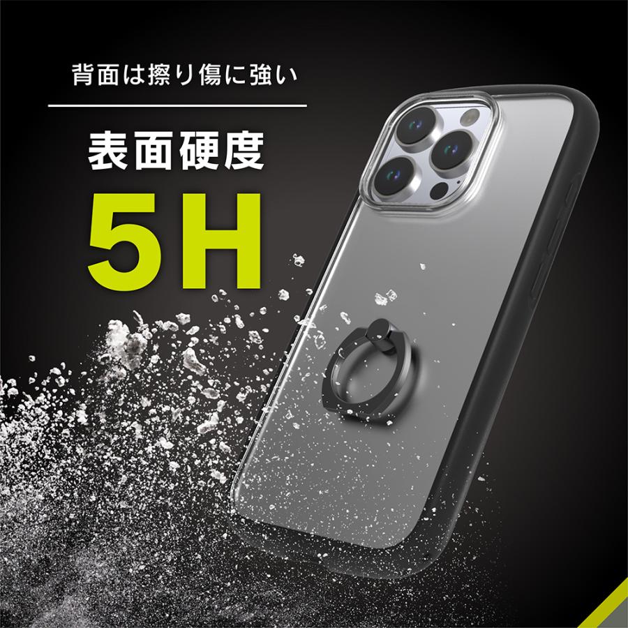 Simplism iPhone 16 Pro LIGHT SHIELD Hold ホールドリング付き 衝撃吸収 ハイブリッドクリアケース | simplism（スマホ） | 03