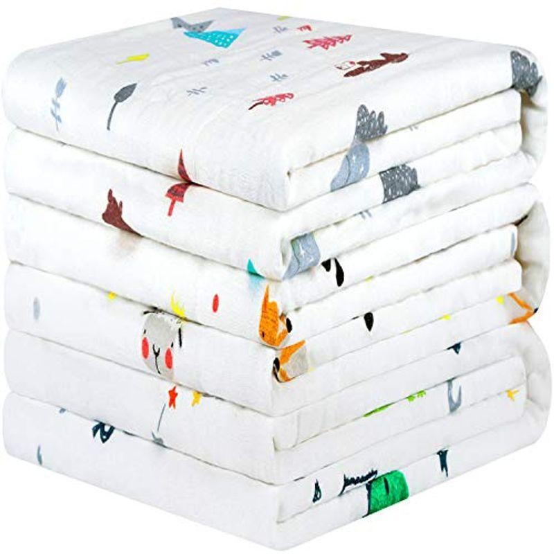 100 の保証 Vacnite ベビーバスタオル ベビータオル 3枚 ベビータオルケット ６重ガーゼ 105 105 コットン100 新生児 ふわふわ 全国宅配無料 Turningheadskennel Com