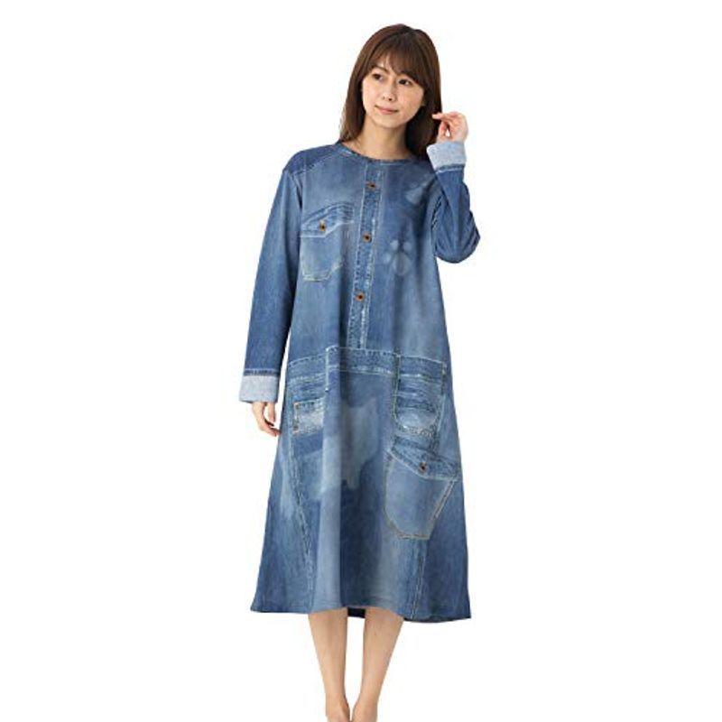 アウトレット通販店 ツモリチサト ワンピース ルームウェア 部屋着 40 ミニ裏毛ptデニム風 Ulq130 M コン オンラインストアサイト Ssl Daikyogo Or Jp