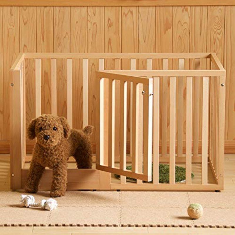 免税品購入 木製 組立式ミニペットサークル Sサイズ ナチュラル Na ファストファッション通販サイト Ssl Daikyogo Or Jp