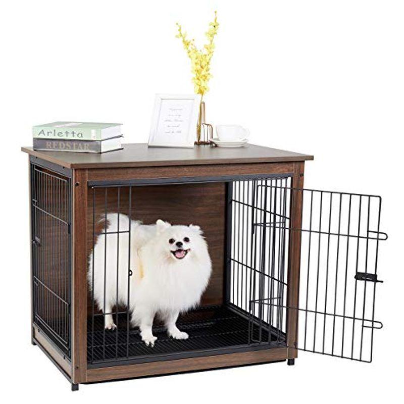 純正値下 犬ケージ 屋根付き 猫 小型犬 中型犬 うさぎ 小動物 犬小屋 室内用 木製フレーム ペットウッディサークル すのこ トレー付き 大きい ブ オファー Ssl Daikyogo Or Jp