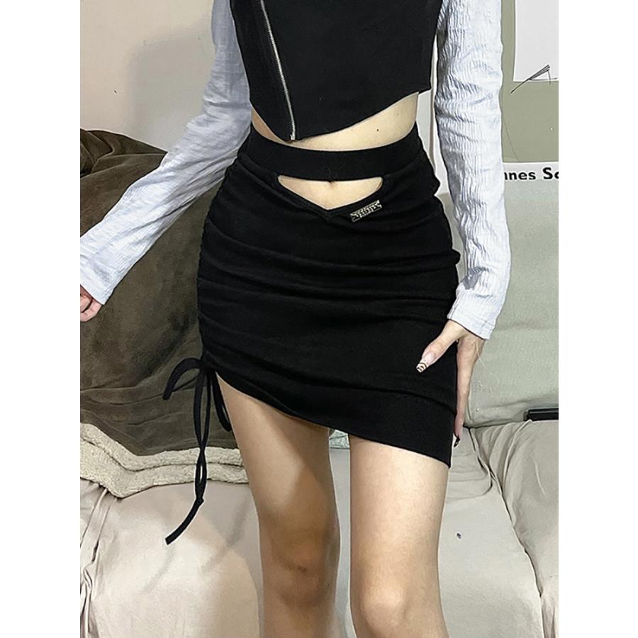 売れ筋商品|||スカート 黒 ブラック ミニ レース ハイウェスト セクシー レディース