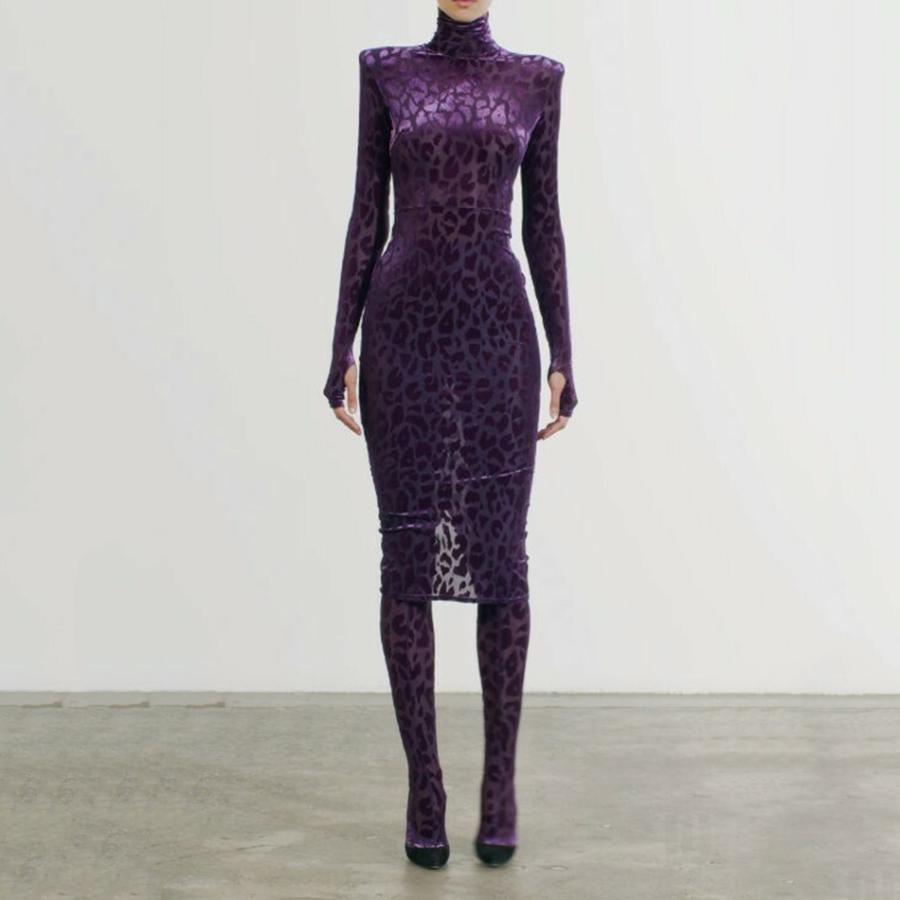 全てのアイテム パープル 紫 ドレス ロング レディース プリント 長袖 その他トップス サイズ Xs Www Oroagri Eu