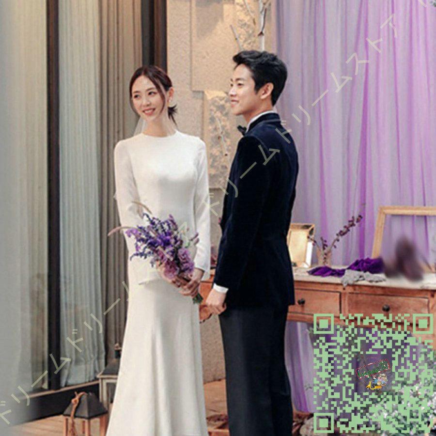 定番のお歳暮 忘年会 袖あり ロング丈 女性 コンサート ウェディングドレス シンプル フォーマル 演出舞台 秋 夏 春 フィッシュテール ワンピース 着痩せ スレンダーライン スレンダーライン サイズ Xs Www Buccella Com