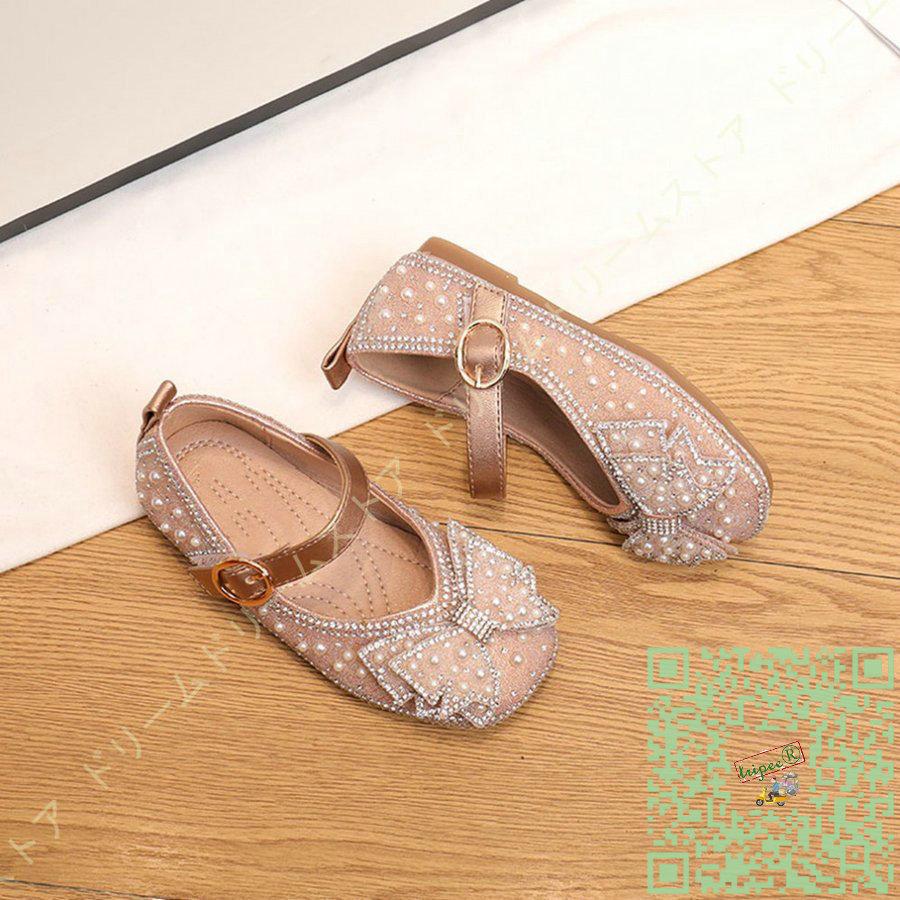 女性が喜ぶ シューズ フォーマル キッズシューズ 靴 マジックテープ ドレスシューズ シンプル 無地 結婚式 七五三 発表会 入園式 入学式 卒園式 女の子 子供 パンプス フォーマルシューズ サイズ 22 5cm