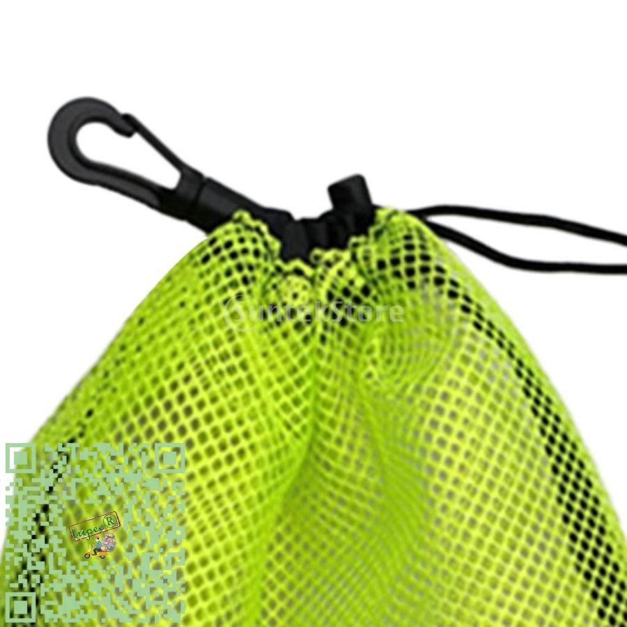 63％以上節約 ゴルフボール テニスボール収納用 メッシュバッグ ネットバッグ ボールバッグ 全6色 - 黄 tavapirts.lv