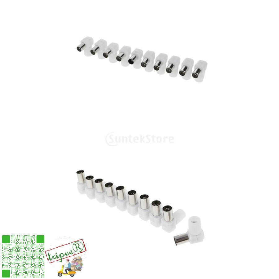 同軸ケーブルテレビアンテナに対応 10個 Rfメス 10個 Rfオス コネクタ 交換性 便利性 Gtymfoo4cr Chicagocriminaldefenselawyersblog Com