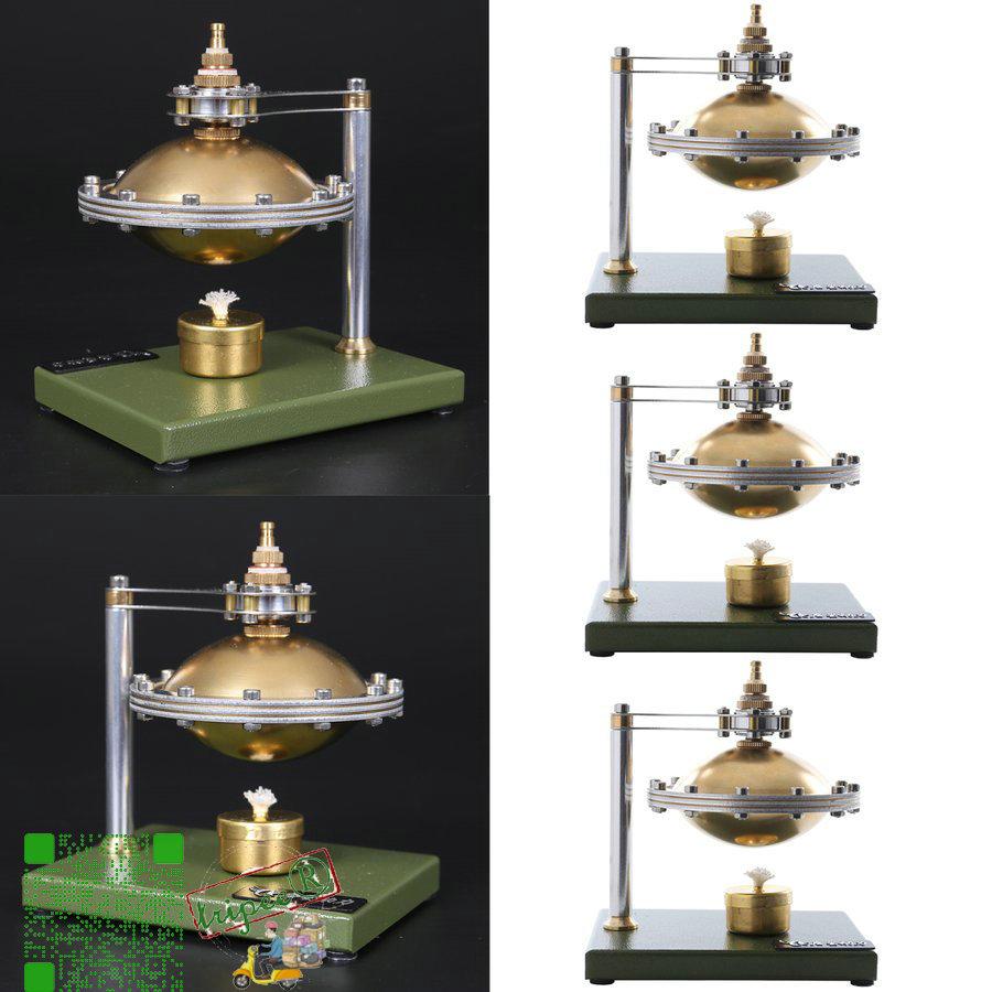 3xミニチュアUFOスピン熱風蒸気エンモデル工学教育玩具キット