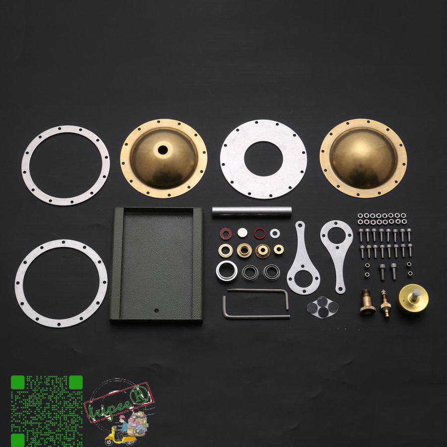 3xミニチュアUFOスピン熱風蒸気エンモデル工学教育玩具キット 