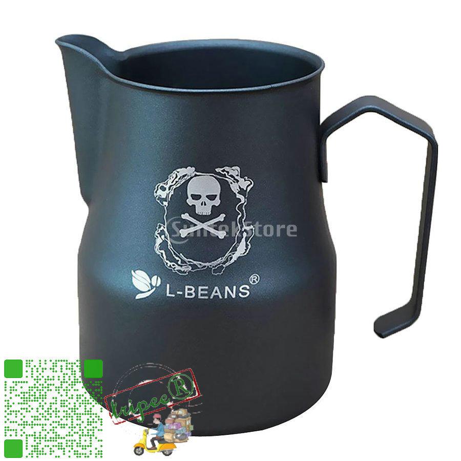 激安 新作 コーヒーメーカー 爆売中 ステンレス製 ミルクラテアート 水差しピッチャー ミルクジャグ 水差しジャグ 550ml 全7色選ぶ ブラック Www Threeriversofs Com