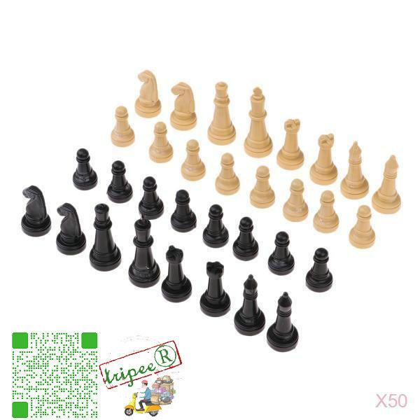 返品送料無料 50x 32ピース Lot インチプラスチックチェスの駒のみゲームチェッカーポーン 2 個 碁笥 碁笥箱 碁笥袋
