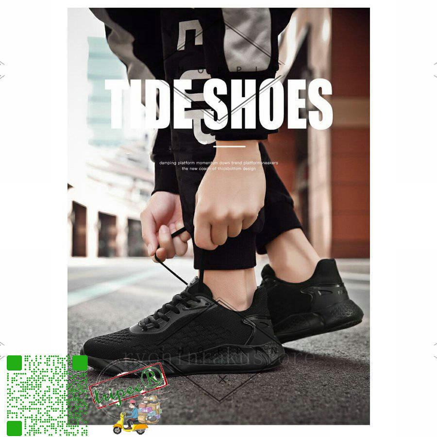 ランキングや新製品 メンズ おしゃれ 通学 ランニング スニーカー ジュニア カジュアル シューズ メンズ カラー オールブラック