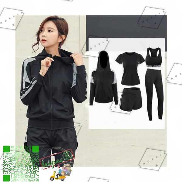 スポーツウェアレディースセットトレーニングウェア上下ランニングウェア可愛いフィットネスウェアおしゃれヨガウェア ファッションの