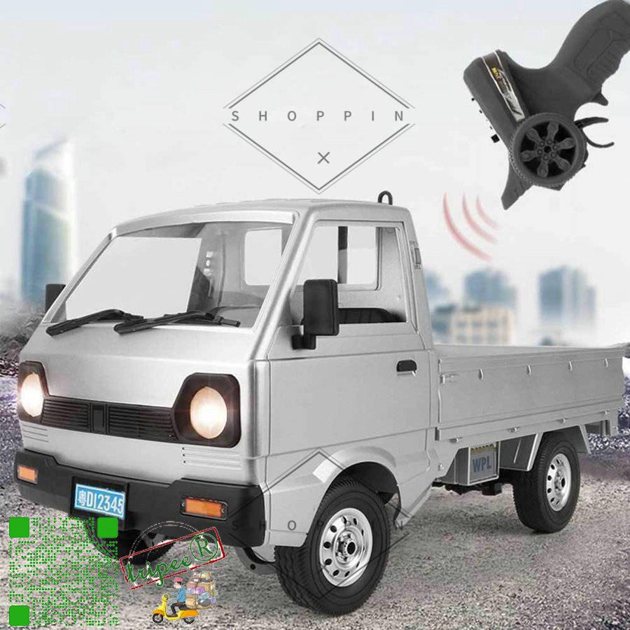 ラジコンカー オフロード 子供 車 おもちゃ 軽トラ ラジコン 操作時間60分 1/10スケール RCカー 改造やカスタム可能 キャリートラック