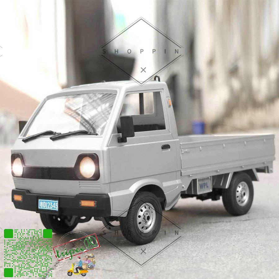 ラジコンカー オフロード 子供 車 おもちゃ 軽トラ ラジコン 操作時間60分 1/10スケール RCカー 改造やカスタム可能 キャリートラック 