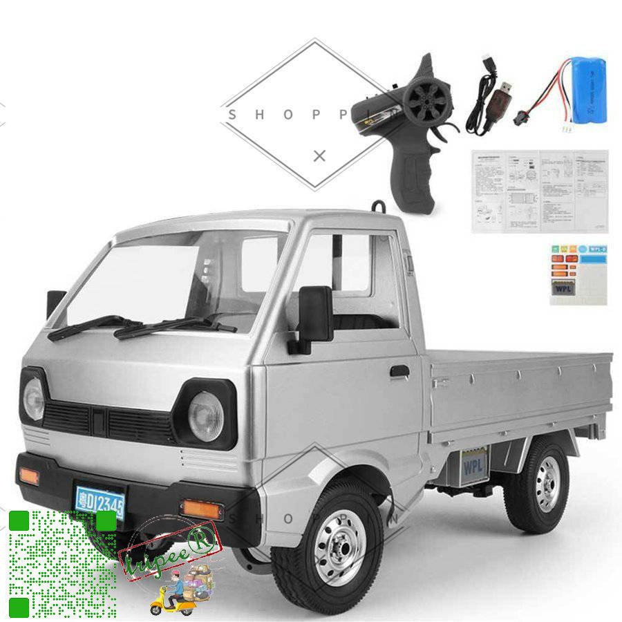 ラジコンカー オフロード 子供 車 おもちゃ 軽トラ ラジコン 操作時間60分 1/10スケール RCカー 改造やカスタム可能 キャリートラック 