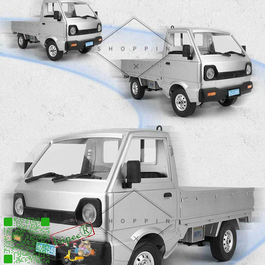 ラジコンカー オフロード 子供 車 おもちゃ 軽トラ ラジコン 操作時間60分 1/10スケール RCカー 改造やカスタム可能 キャリートラック 