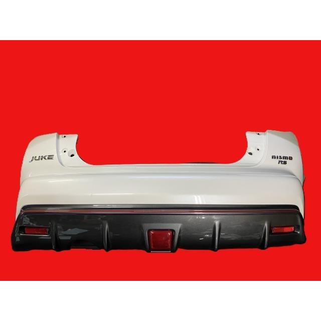 ジューク ジューク ニスモ CBA-NF15 リアバンパー 白パール/QAB H27 