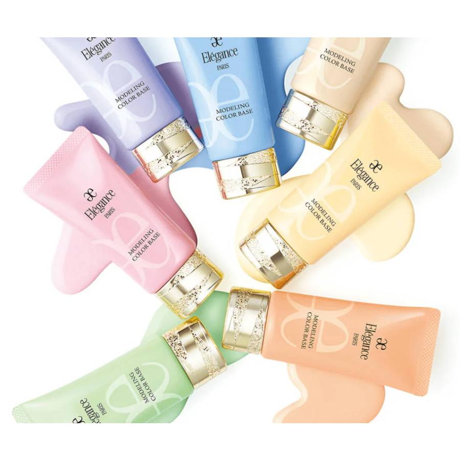 エレガンス モデリング カラーベース SPF25・PA＋＋ 全7色 各50包 エレガンス モデリング カラーベース SPF25・PA＋＋ 全7色 各50