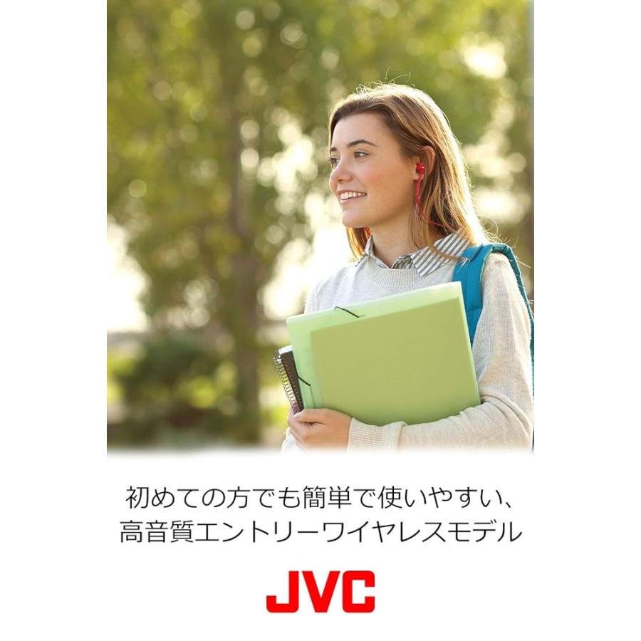 JVC 防滴仕様ワイヤレスヘッドホン Bluetooth 簡単 ブラック HA-FX27BT-B｜tripleheart｜02