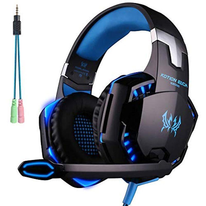 ゲーミングヘッドセット Ps4 Switch ボイスチャット Pc パソコン Fps ゲーム用 G00 ブルー Pasifikagro Com