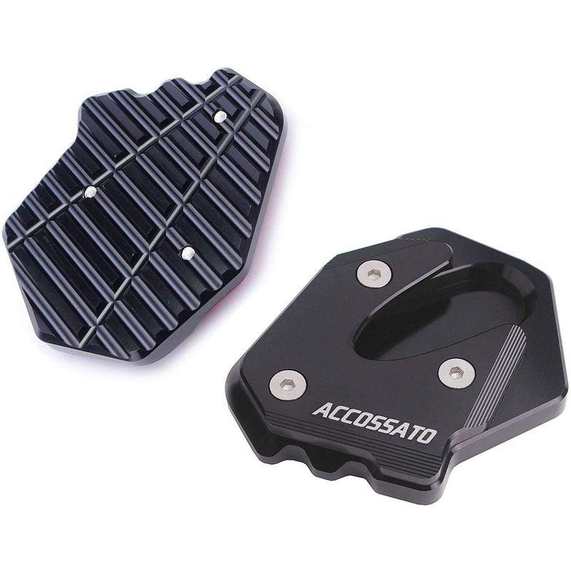 アルミ削り出し サイドスタンドプレート ショートスタンドプレート スタンドエンドプレート ブラック 黒 驚きの価格が実現 ショートスタンドプレート