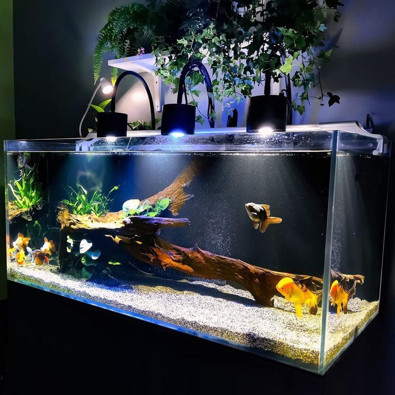 Eayhm 水槽 ライトと水草植物育成ライト スタンド 多機能 カラー Led 小型アクアリウム ライト Wkqyckyhln 自転車アクセサリー Tdsc Sn