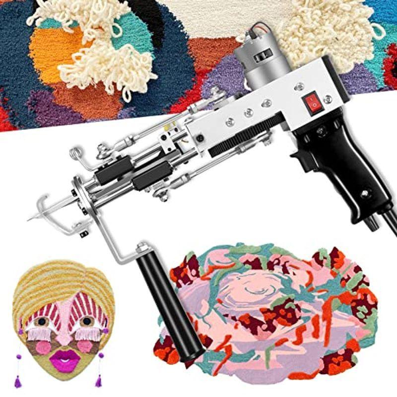 専門店では ループパイルタ カットパイル トリプルk本週限定セールタフティングガン Gun22年最新版 2種類パイル対応 日本語取扱説明書付き Tufting ミシン