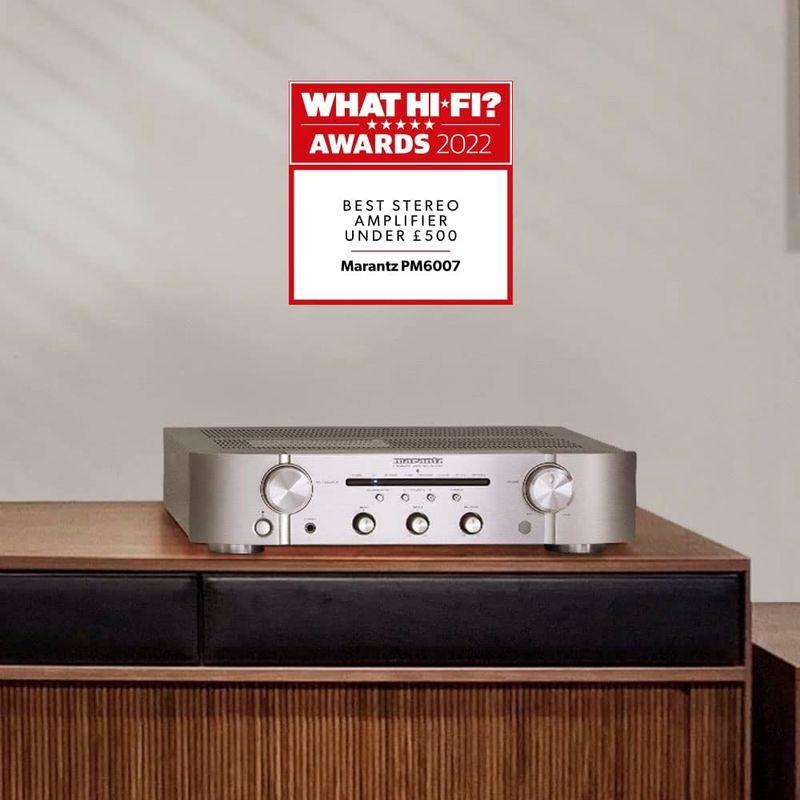 【２点セット】 マランツ Marantz プリメインアンプ PM6007 92kHz/24bit対応/デジタル入力対応 シルバーゴールド PM6007/FN 【ZY6919291935】(25139円)